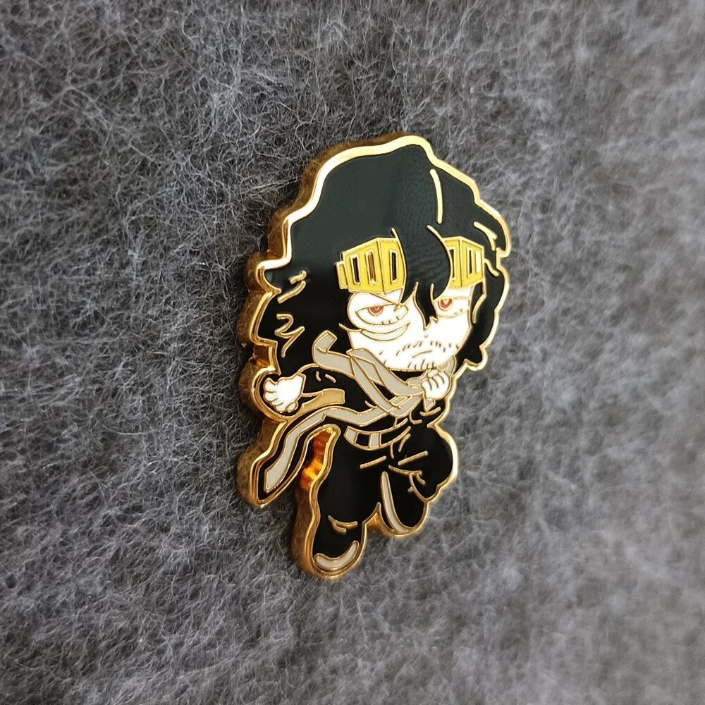 Aizawa Shota My Hero Academia Anime Enamel Pin