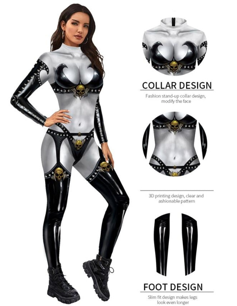 Jumpsuit Sexy Women Cosplay Costume Bodysuit