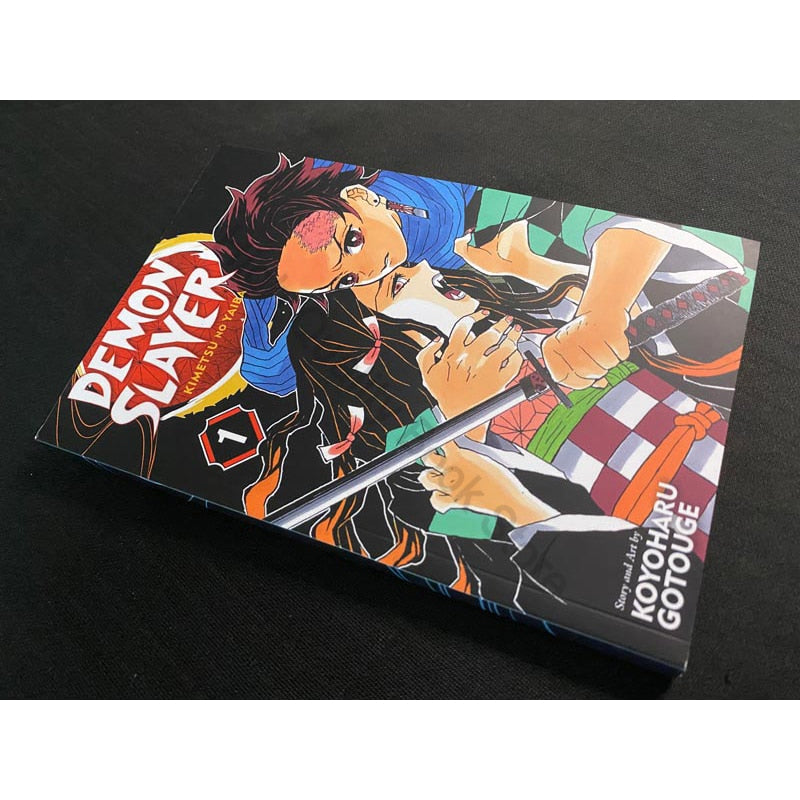 Demon Slayer Kimetsu Vol 1 English Version Manga Comic Book