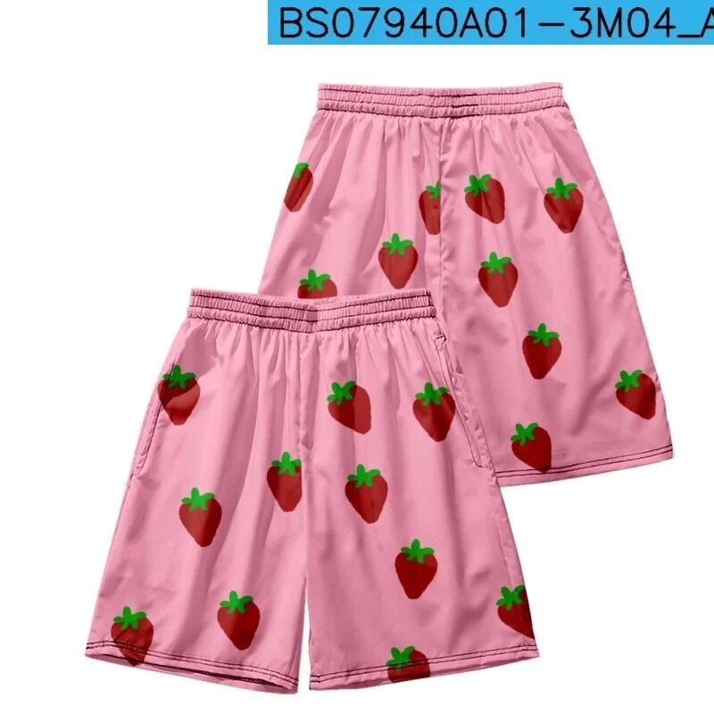 Gintoki Sakata Anime Pink Strawberry Shorts with Elastic Waist by Cosplay 


GINTAMA