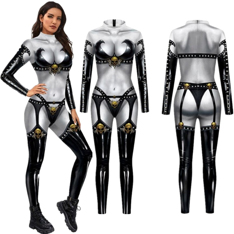 Jumpsuit Sexy Women Cosplay Costume Bodysuit