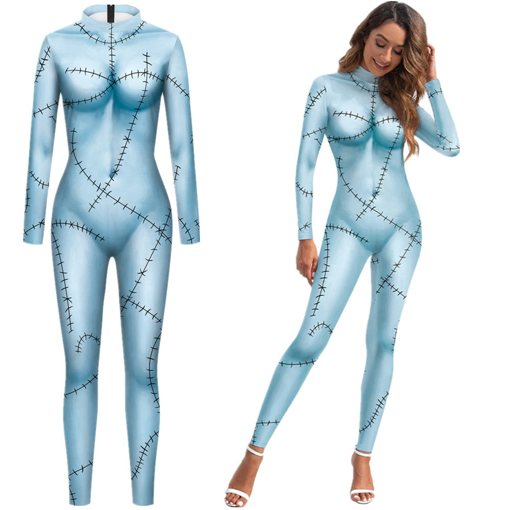 Jumpsuit Sexy Women Cosplay Costume Bodysuit